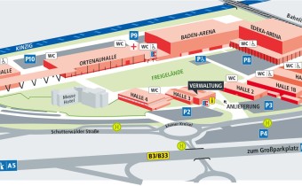 Geländeplan mit EDEKA-Arena
